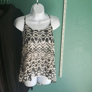 Nabec, Large, Black & White Pattern Camisole